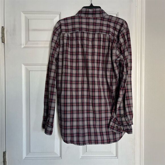 Carhartt Men's M Plaid Button-Up Work Shirt Long Sleeve Multicolor - Picture 8 of 8